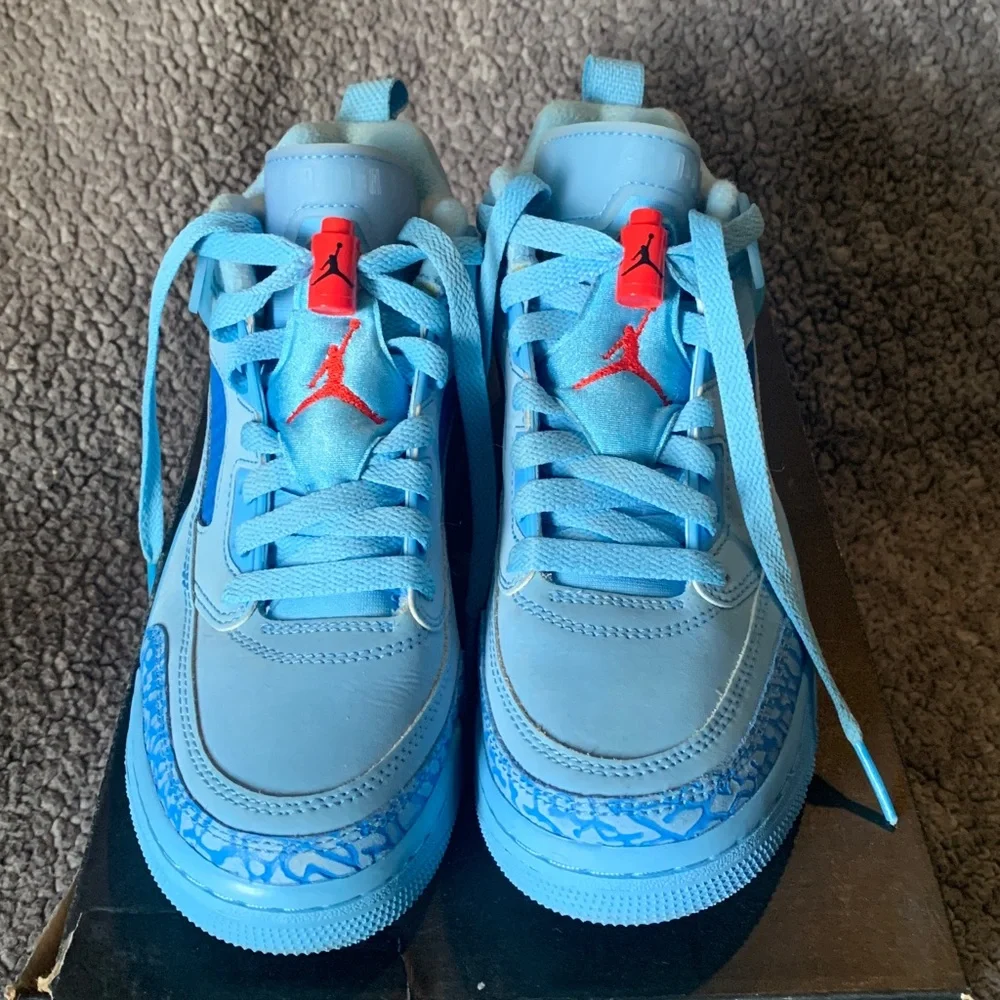 Air Jordan Spizike Low Blue Sneakers - Picture 7 of 8
